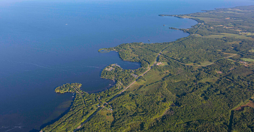 lac Mille Lacs, vue, paysage<br>