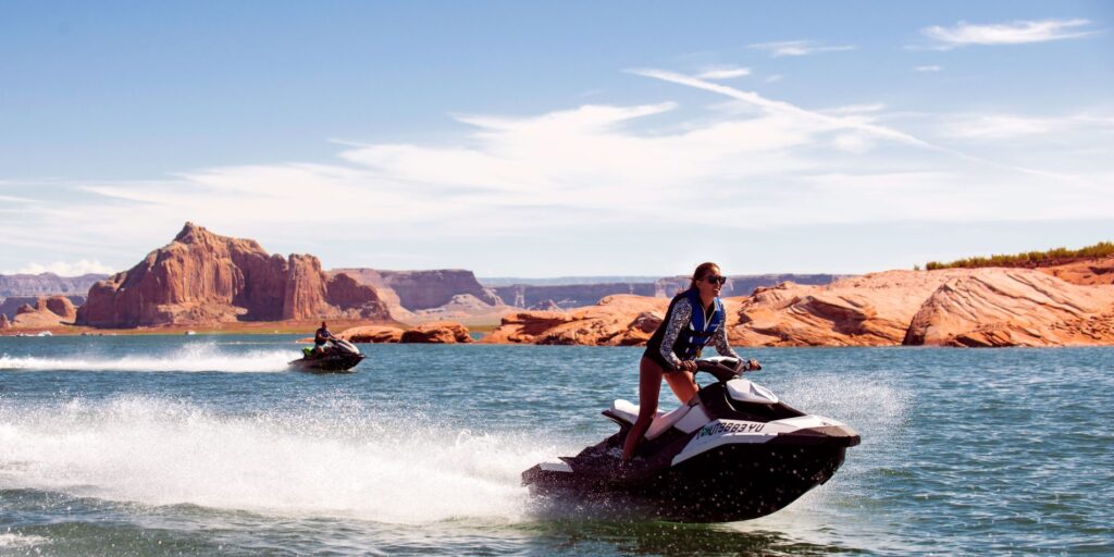 Lake Powell, Arizona, Utah, jet-ski, sport nautique