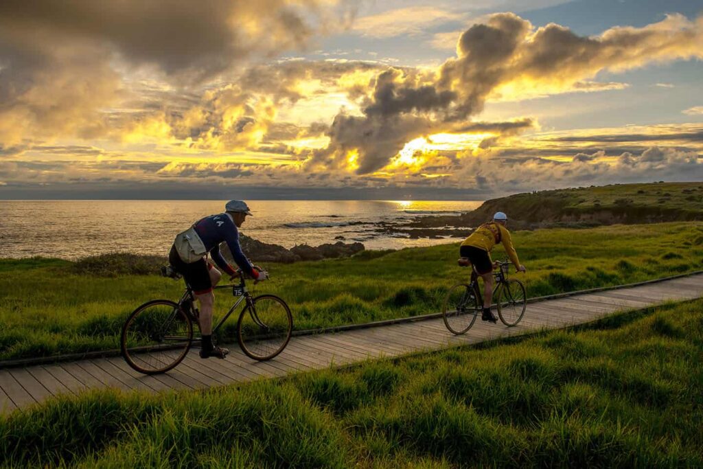 Pacific Coast Highway, cyclistes